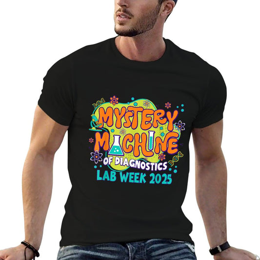 Mystery Machine of Diagnostics Lab Week 2025 Med Lab Tech T-Shirt