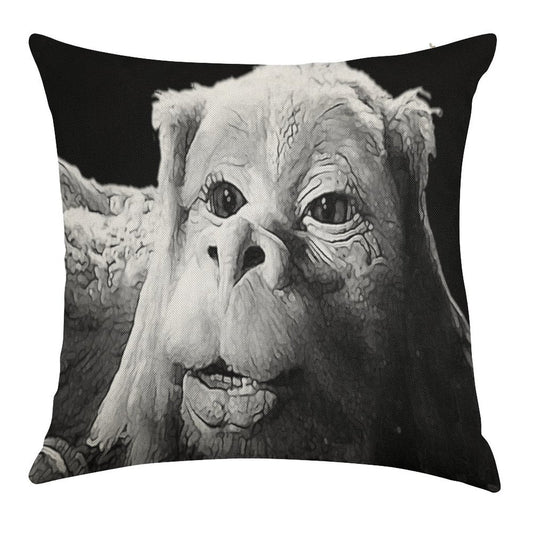 Falkor The Luck Dragon From The Neverending Story Design Linen Throw Pillow Cover