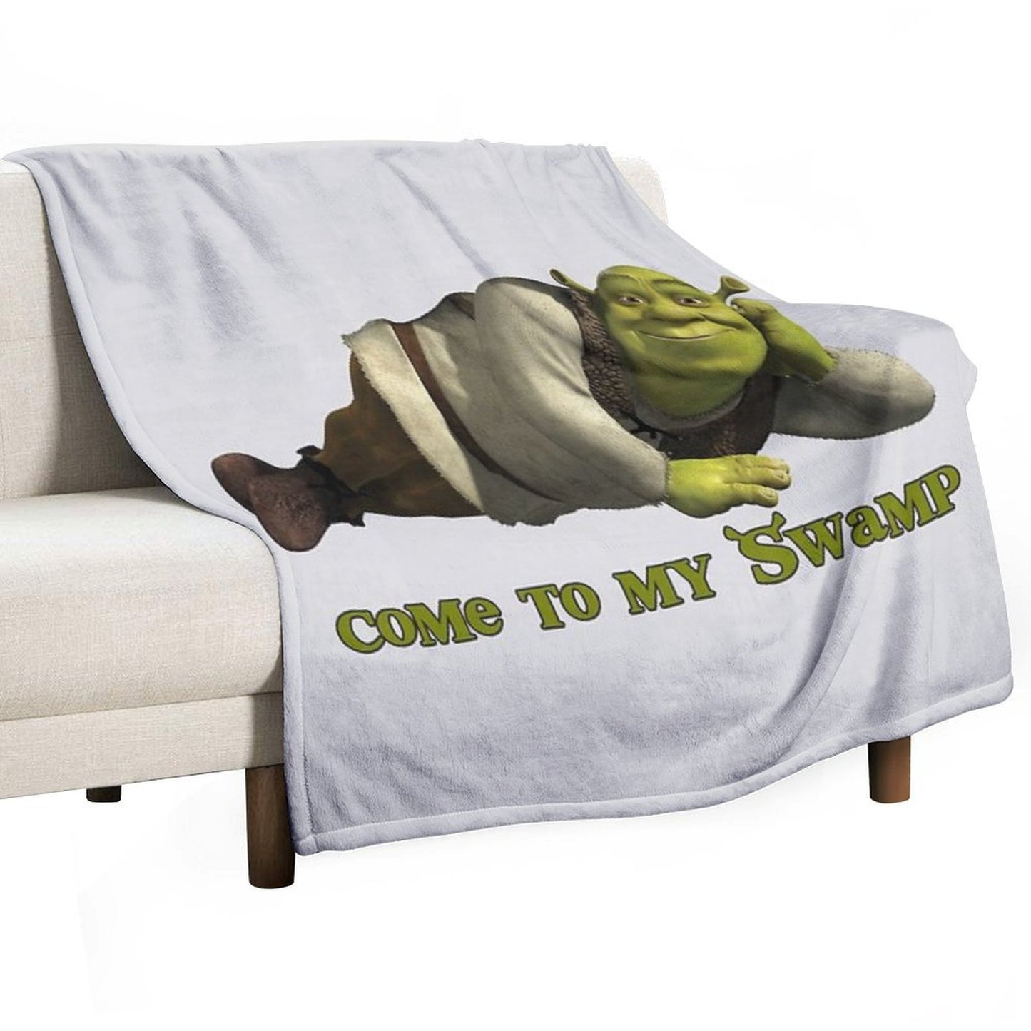 Come to My Swamp - Shrek Throw Blanket