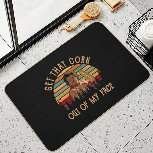 Get That Corn Out Of My Face Vintage Bath Mat
