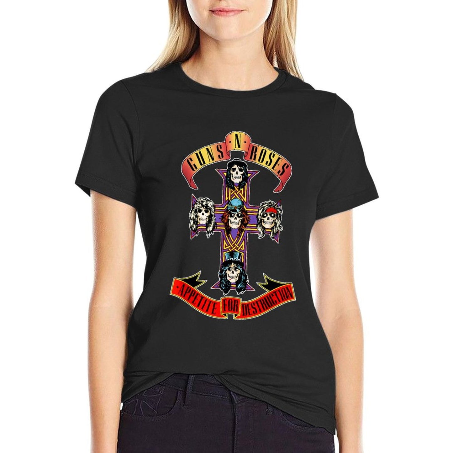 Guns N Roses Official Cross Versatile T-Shirt