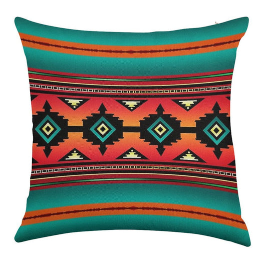 Canyon  Navajo Linen Throw Pillow Cover