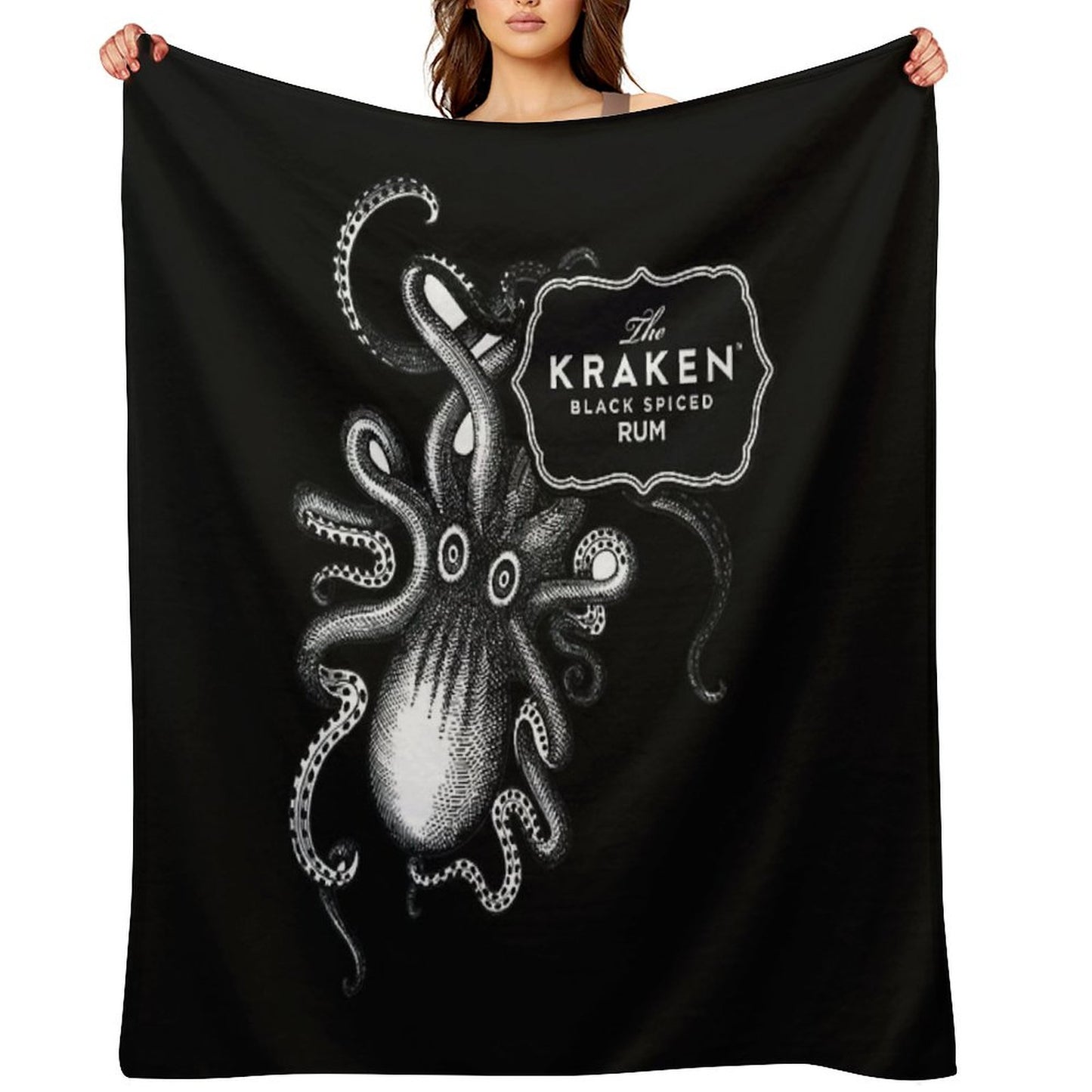 Kraken Rum Throw Blanket