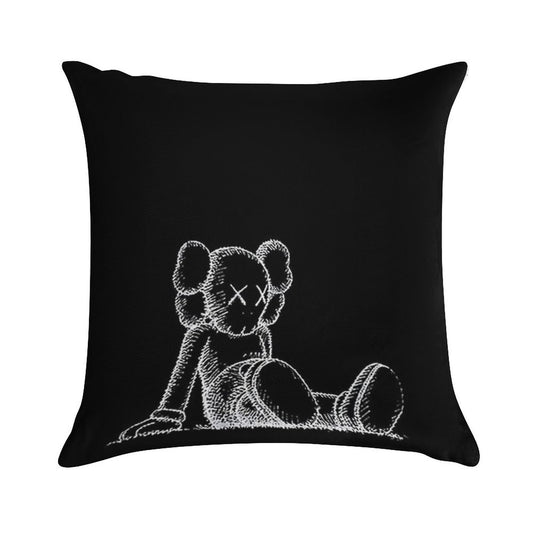 So Tired! Soft Hidden Zipper Throw Pillow