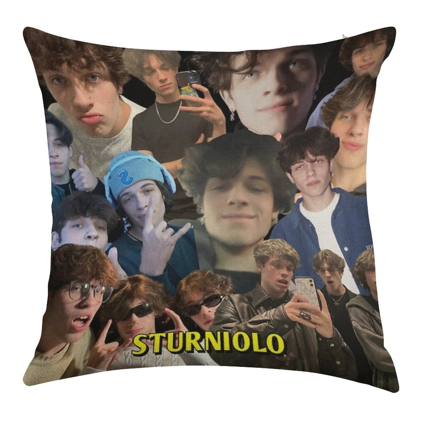 Sturniolo Triplets Iconic Linen Throw Pillow Cover