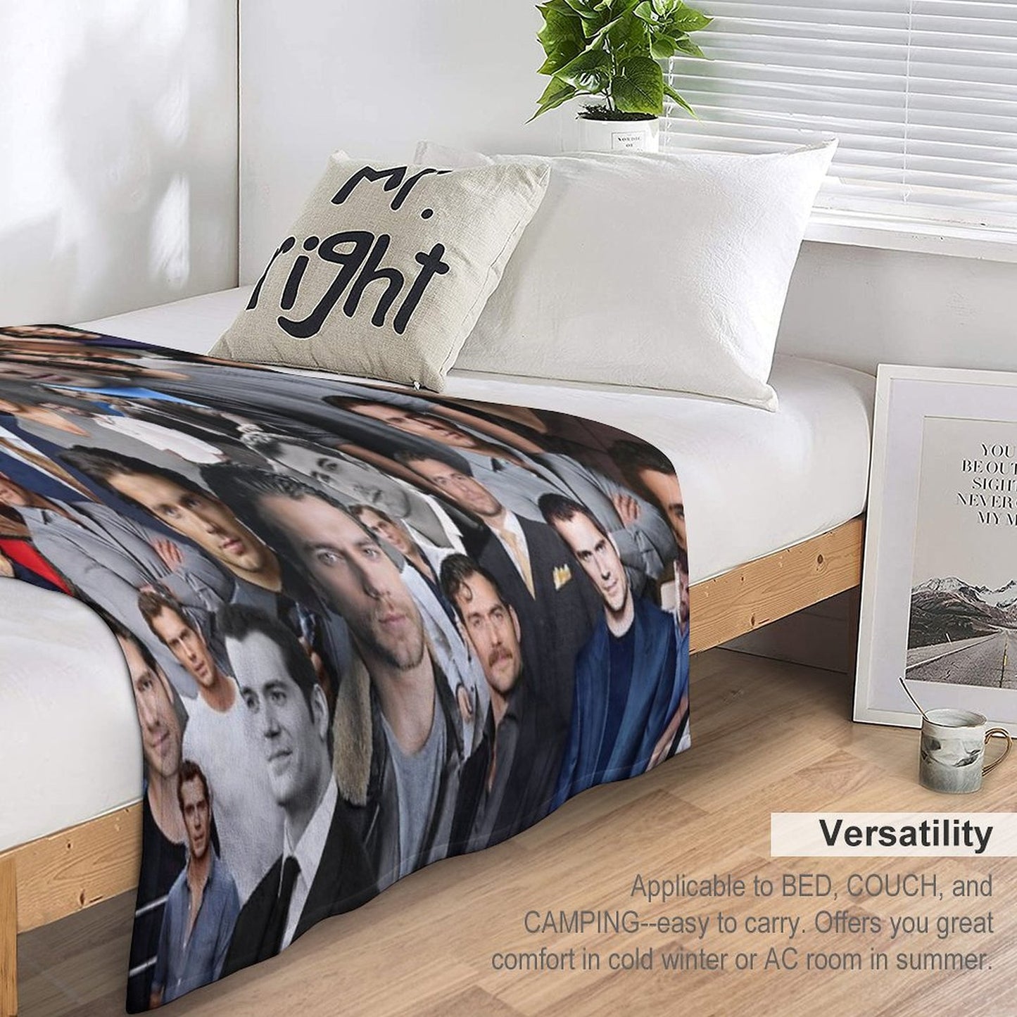 Henry Cavill Throw Blanket