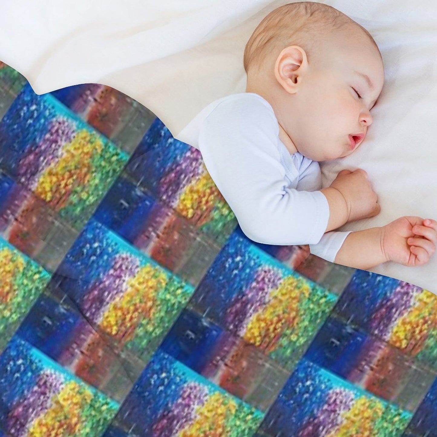 Chromatic Reflections Throw Blanket