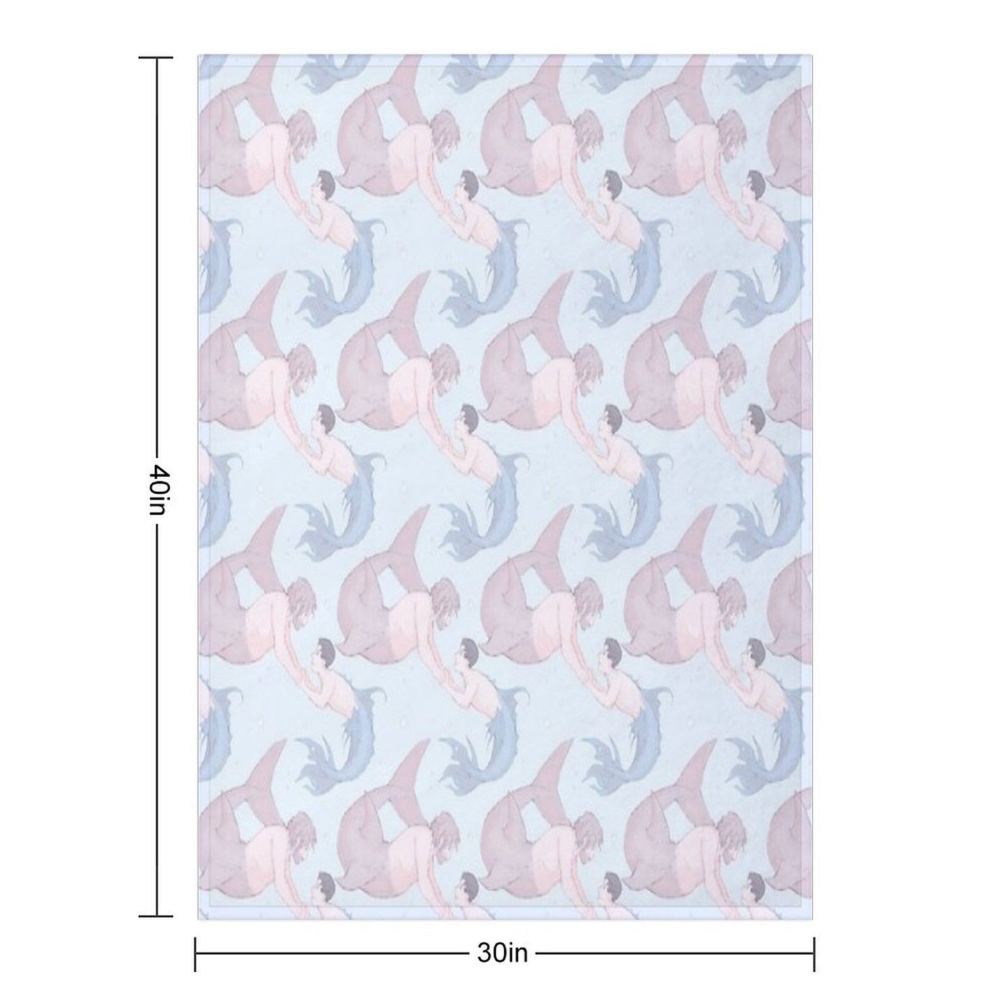 Hankcon Mermay Throw Blanket