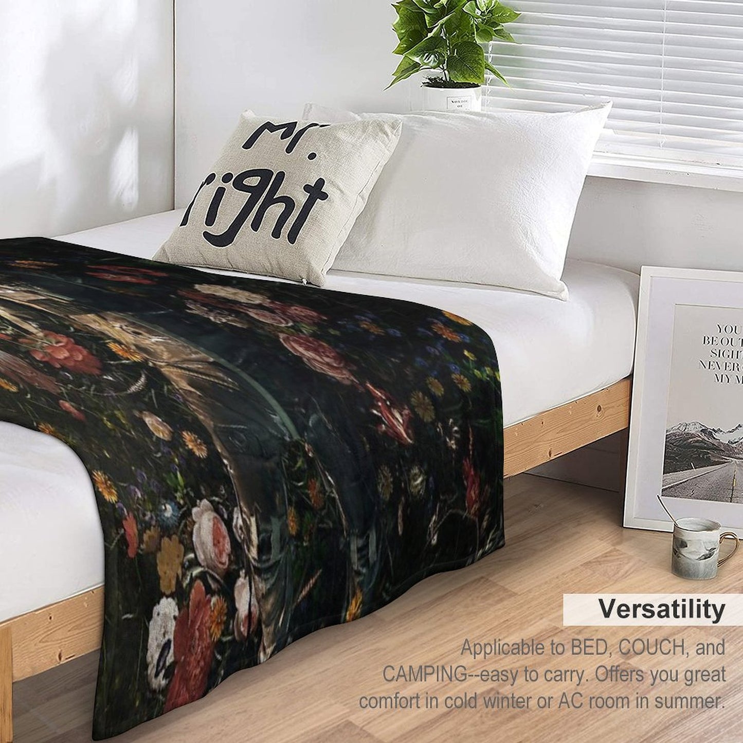 Garden Delights Throw Blanket