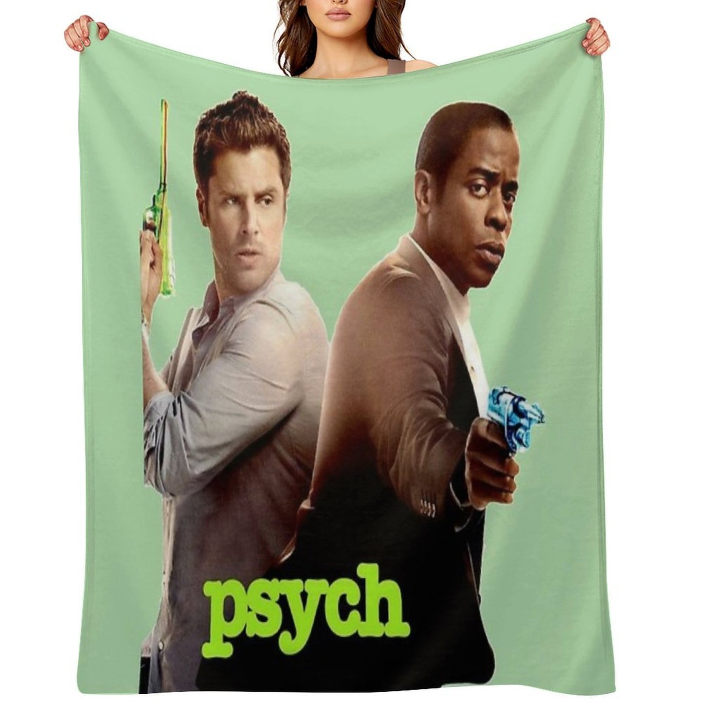 Psych Design Throw Blanket