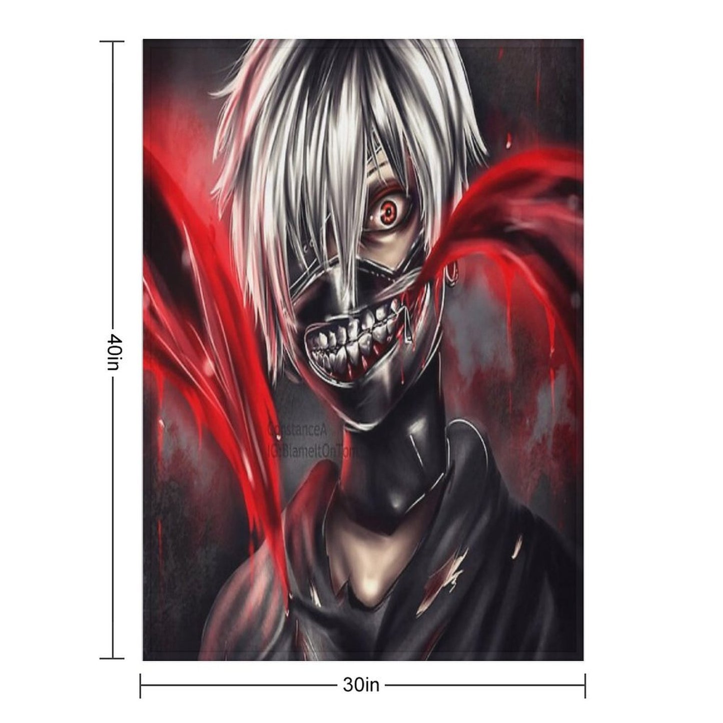 Kaneki Ken Throw Blanket