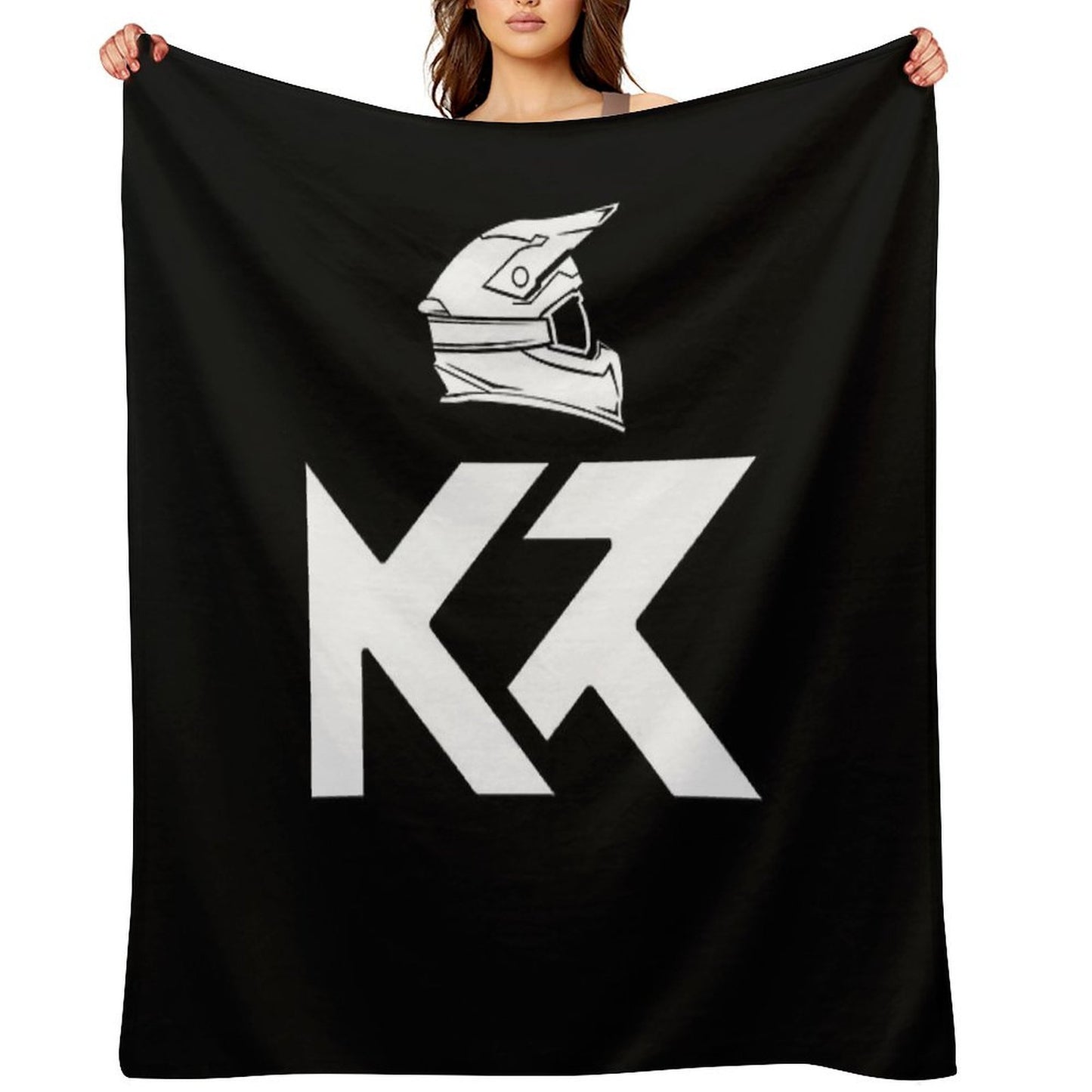 KR Motocross Throw Blanket