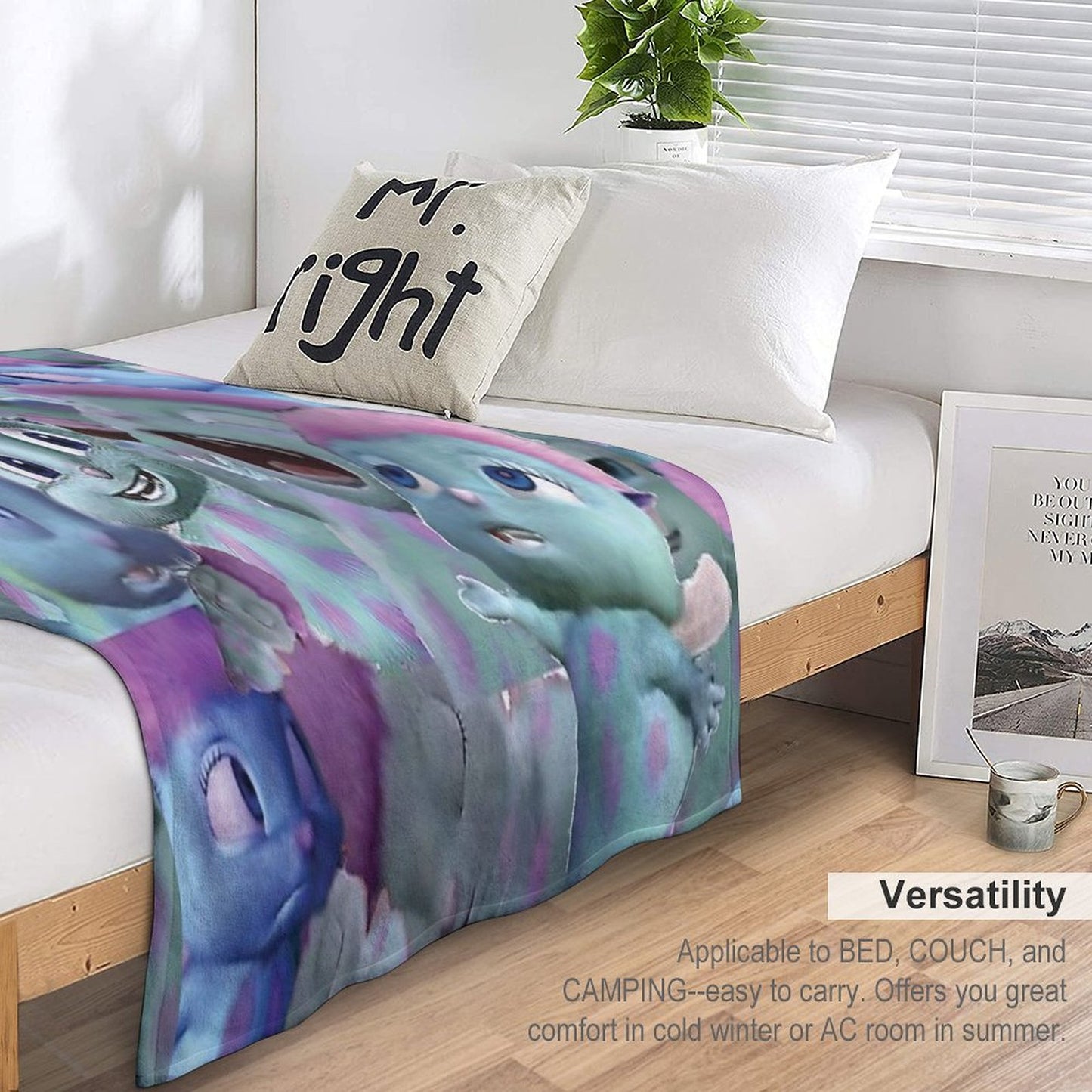 Bibble Collage Throw Blanket