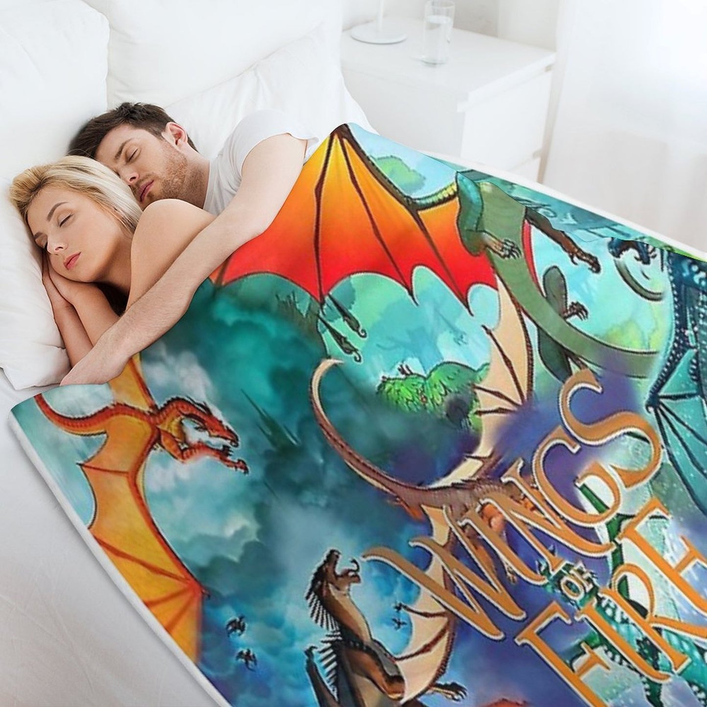 Wings of Fire All Dragon Series Throw Blanket