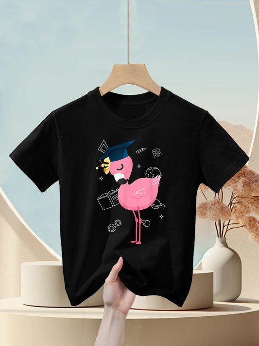 Graduation Class of 2019 T Pink Flamingo Senior Gift Kids T-Shirt