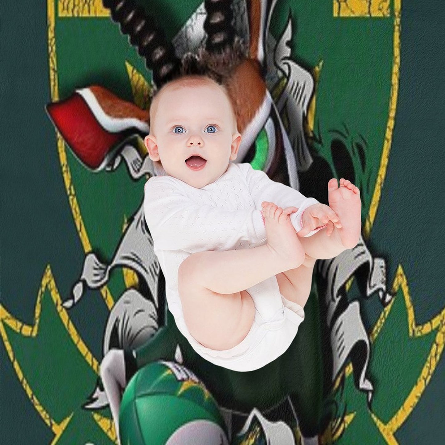 Springbok Vs Protea Throw Blanket