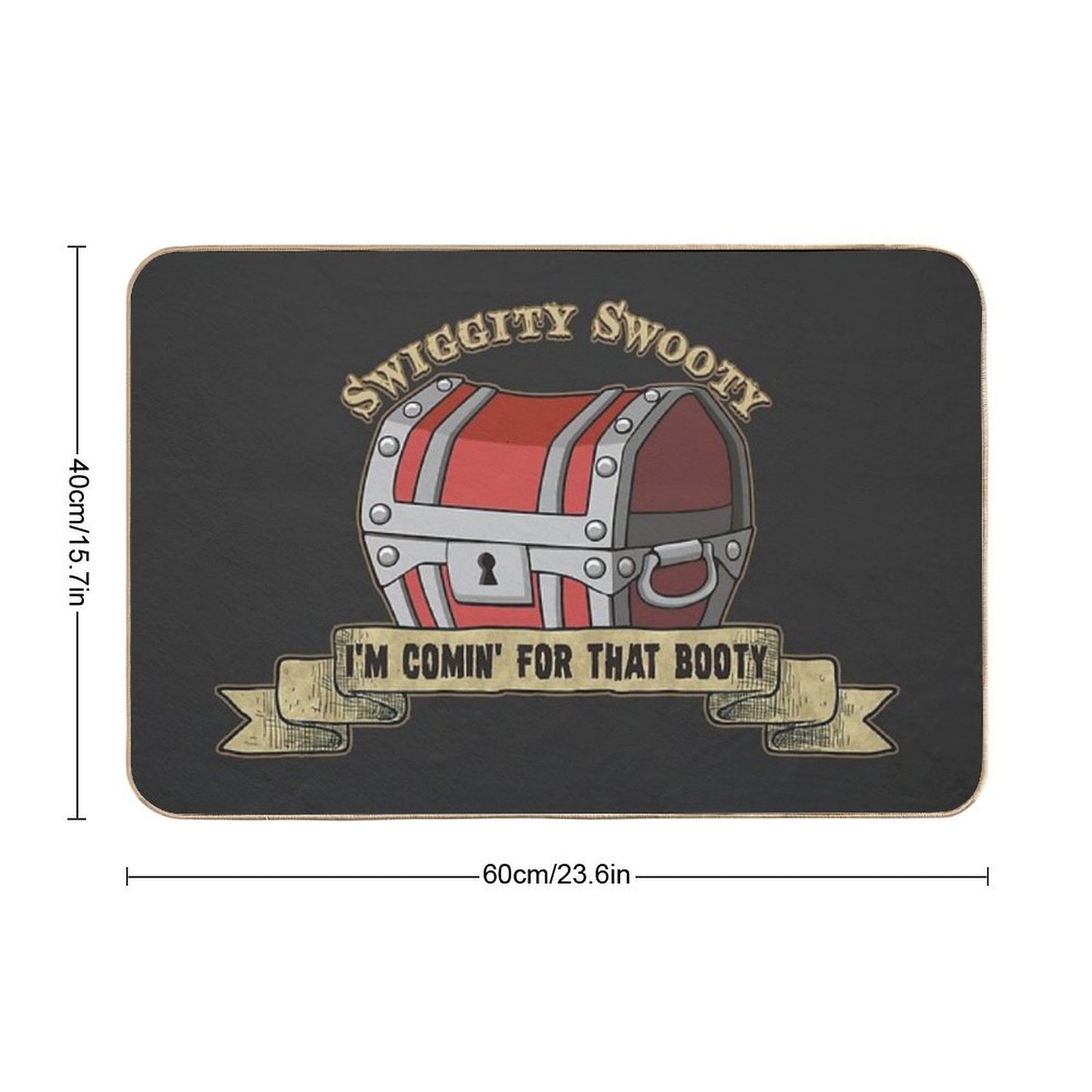 The Booty Bath Mat