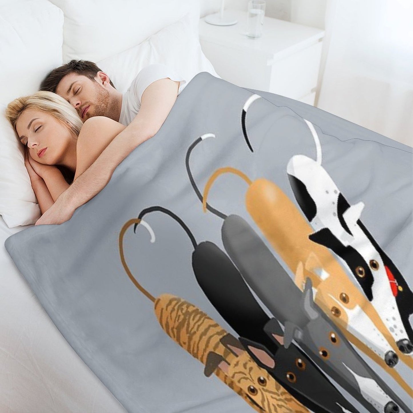 Tails Up! Throw Blanket