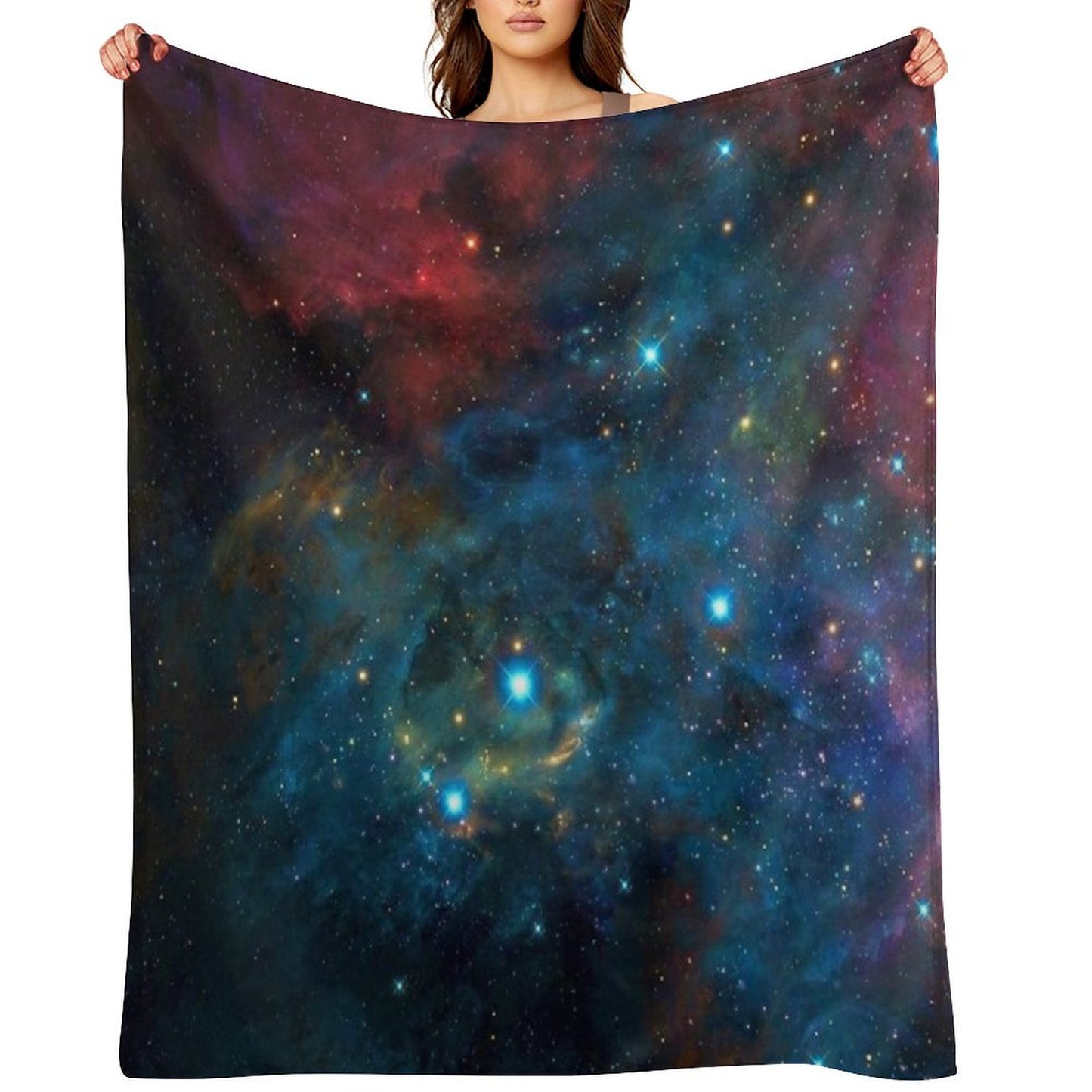 Galaxy Design Throw Blanket