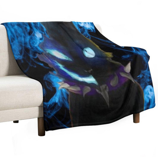 SCOURGE Warrior Cat Throw Blanket