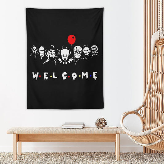 Welcome Halloween Tapestry