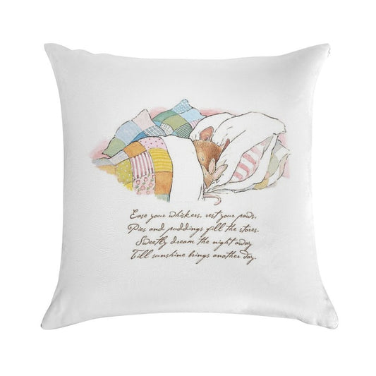 Primrose Goes to Sleep Soft Hidden Zipper Throw Pillow