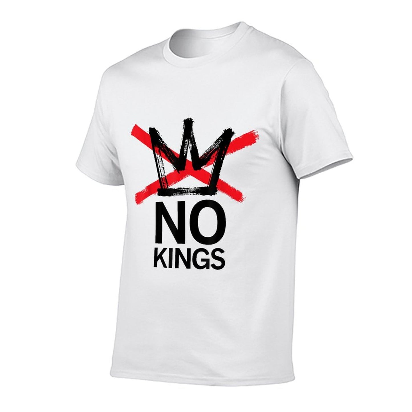 No Kings in America Political for Men Women - No Kings Tagless Design T-Shirt