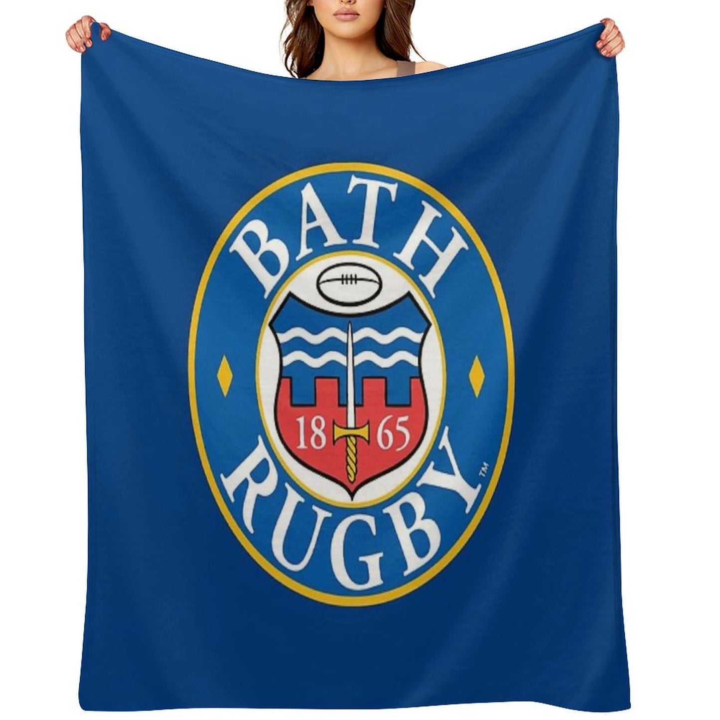 Bath Rugby Throw Blanket