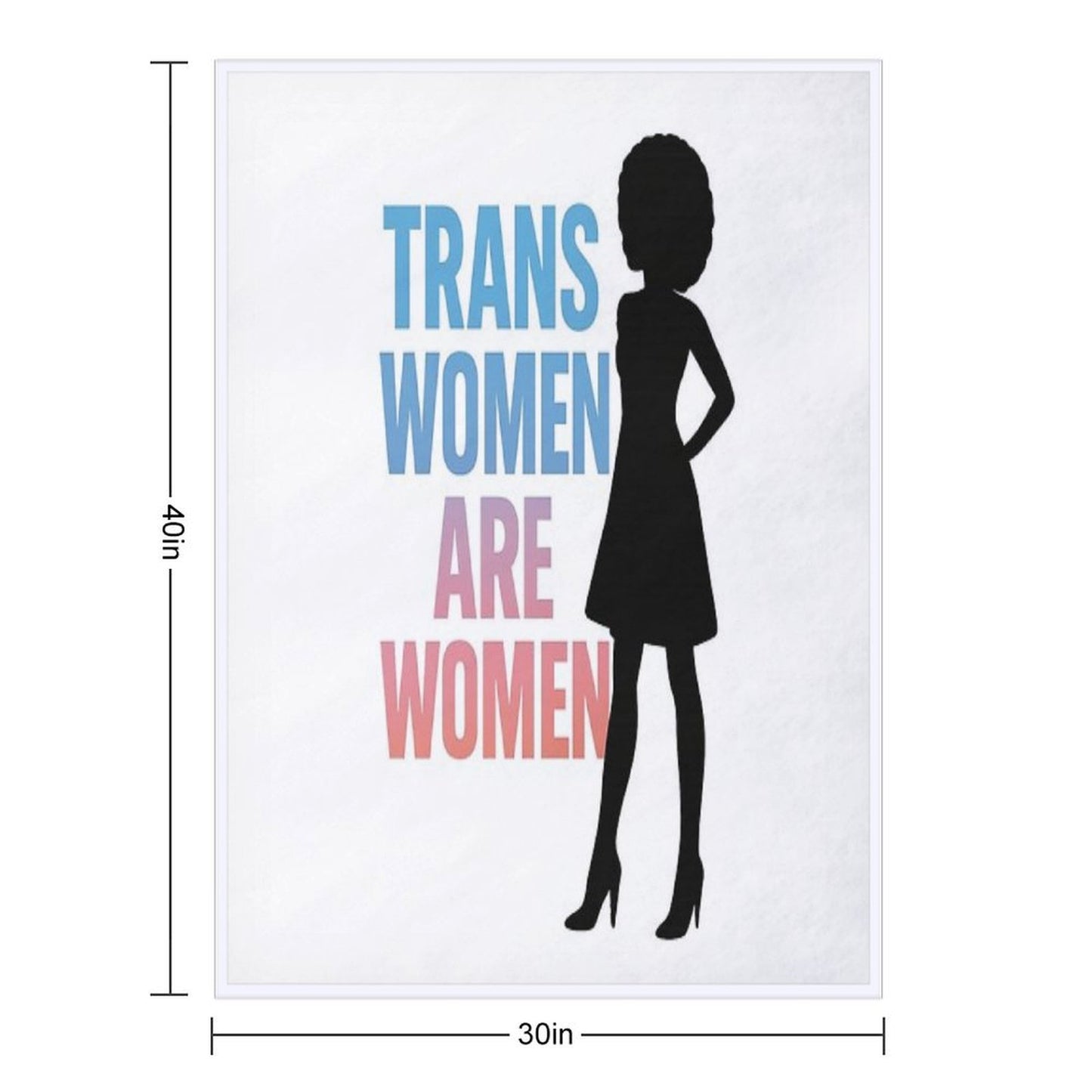 Trans Women Are Women Throw Blanket