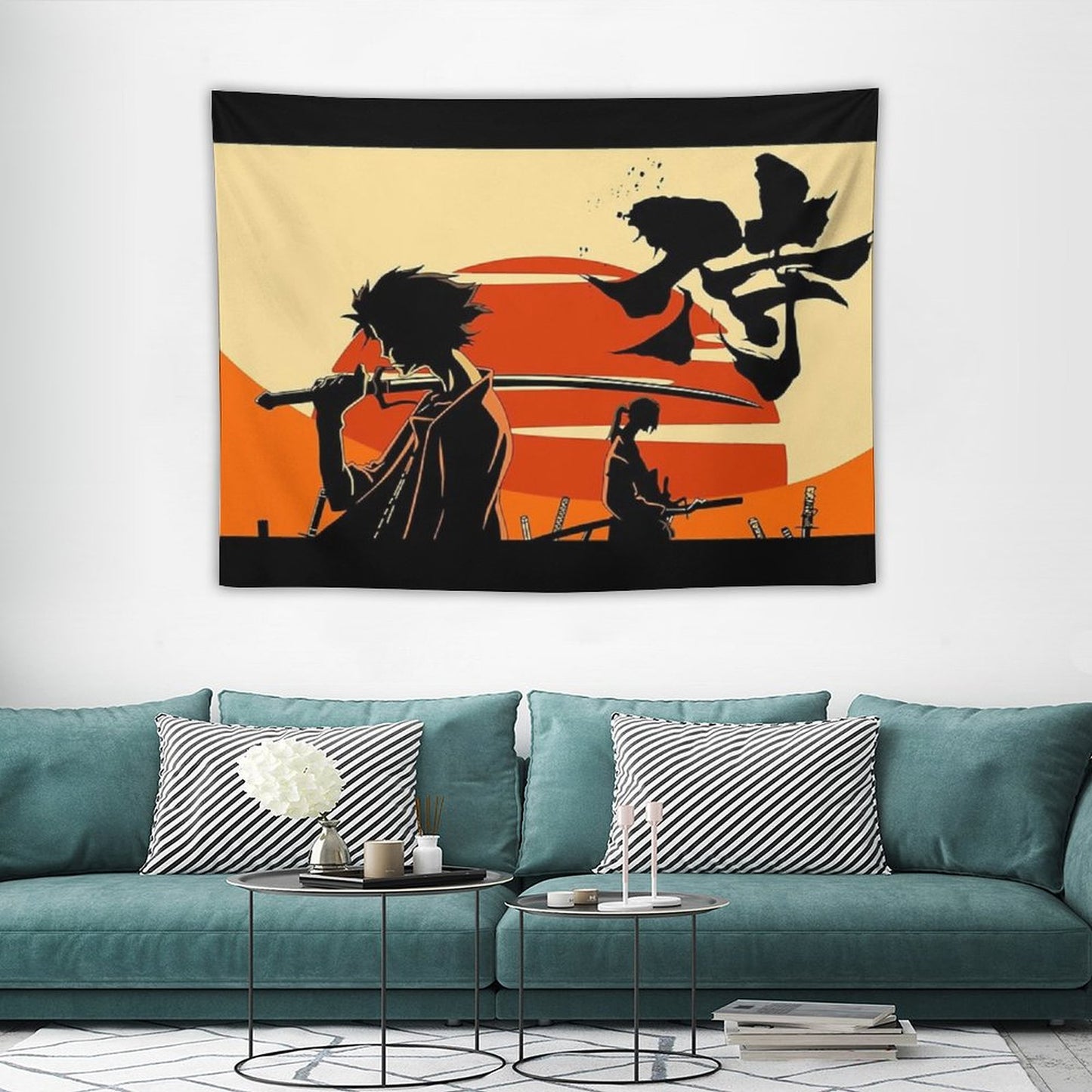 Sunset Samurai Tapestry