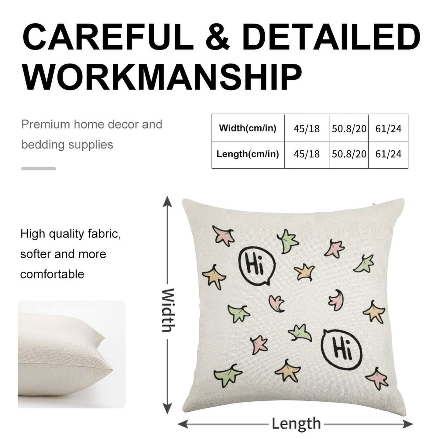 Heartstopper - Charlie And Nick - Hi Linen Throw Pillow Cover