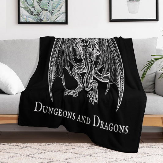 Dungeons And Dragons Design Throw Blanket