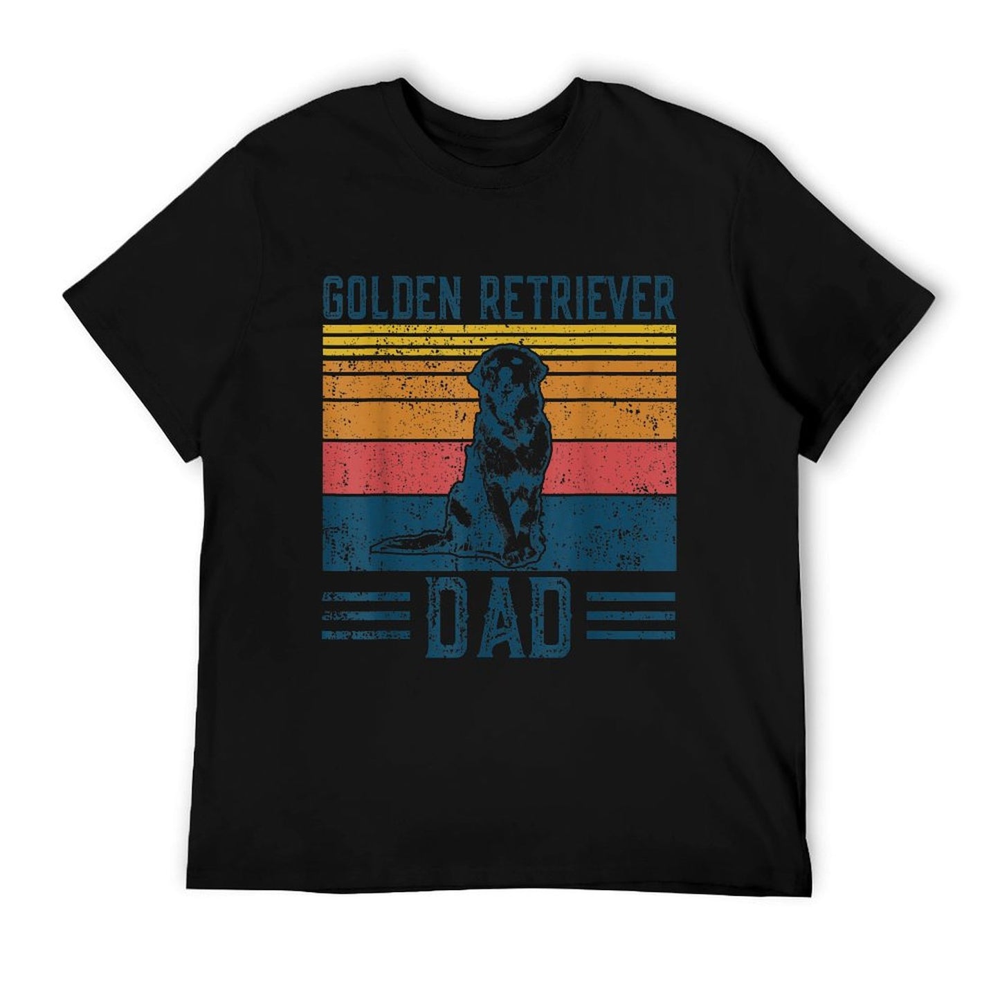 Dog Golden Dad - Vintage Golden Retriever Dad T-Shirt