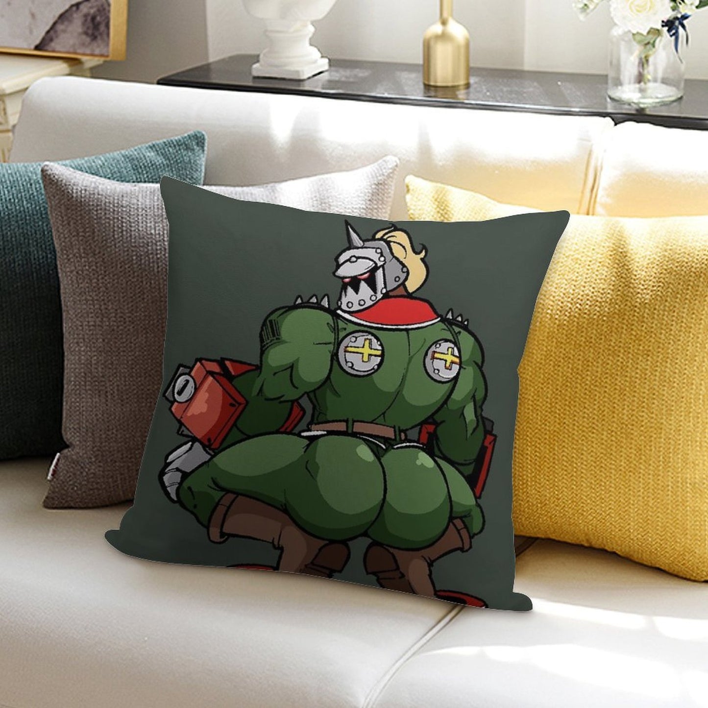Potemkin Culo Soft Anti-Pilling Throw Pillow