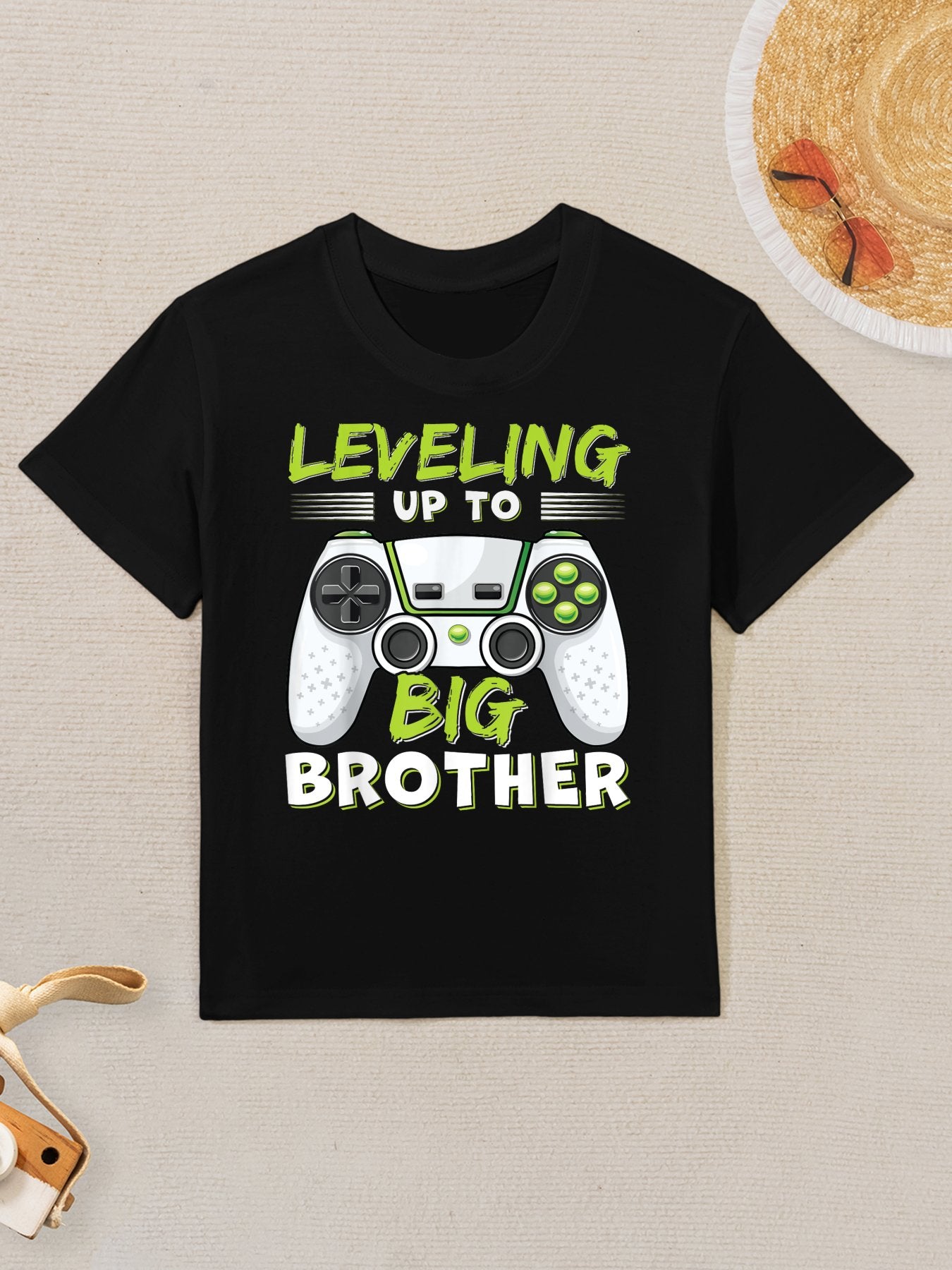 Leveling Up to Big Brother Kids T-Shirt