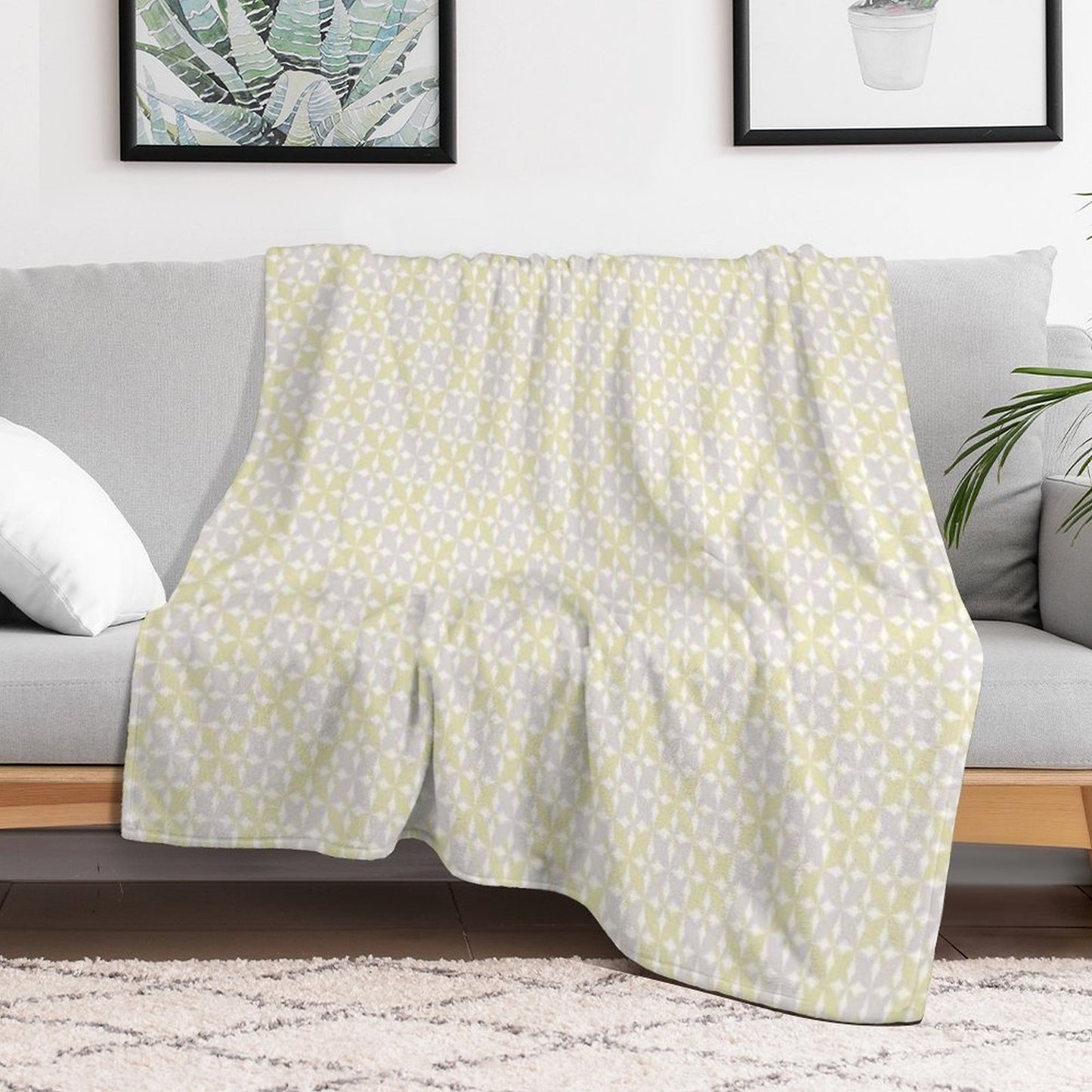 Knit And Dot Pastel 2025 Throw Blanket