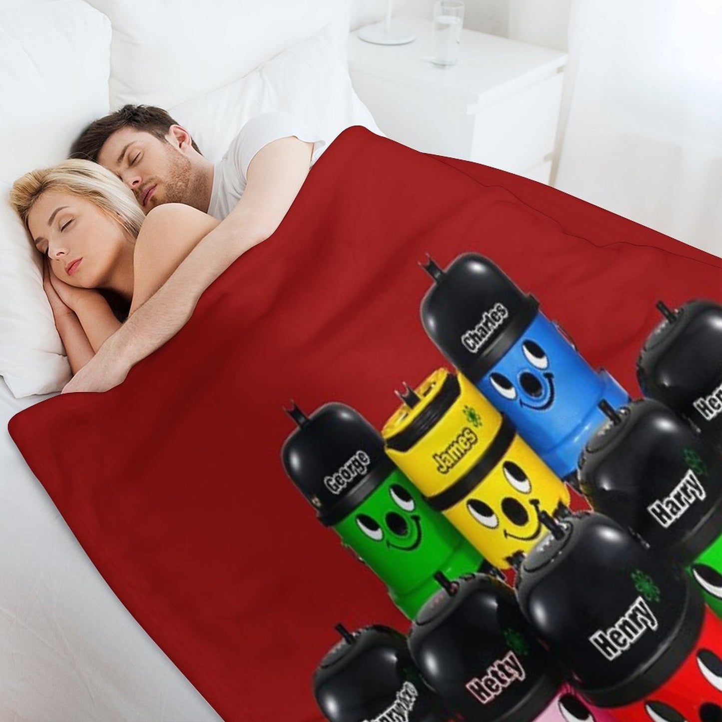 Henry Hoover And Friends Throw Blanket