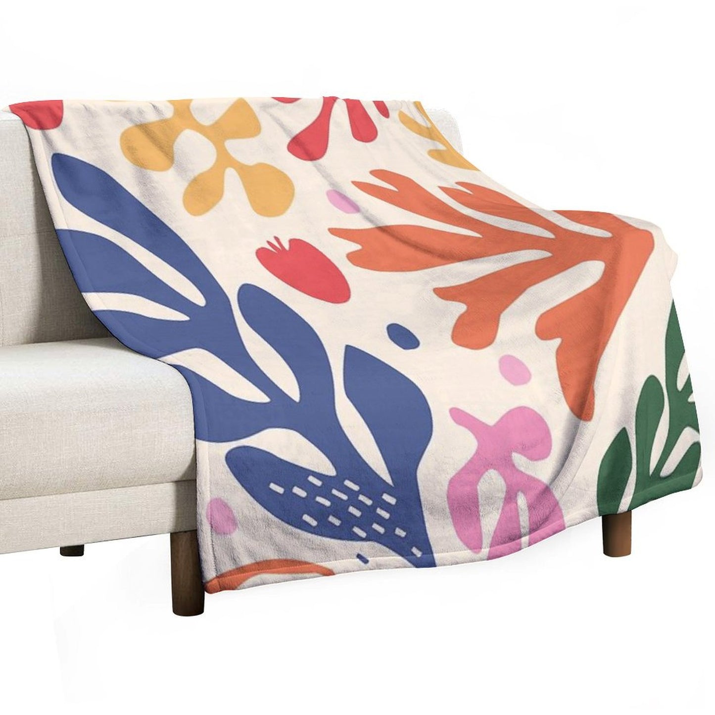 Matisse Pattern_2 Throw Blanket