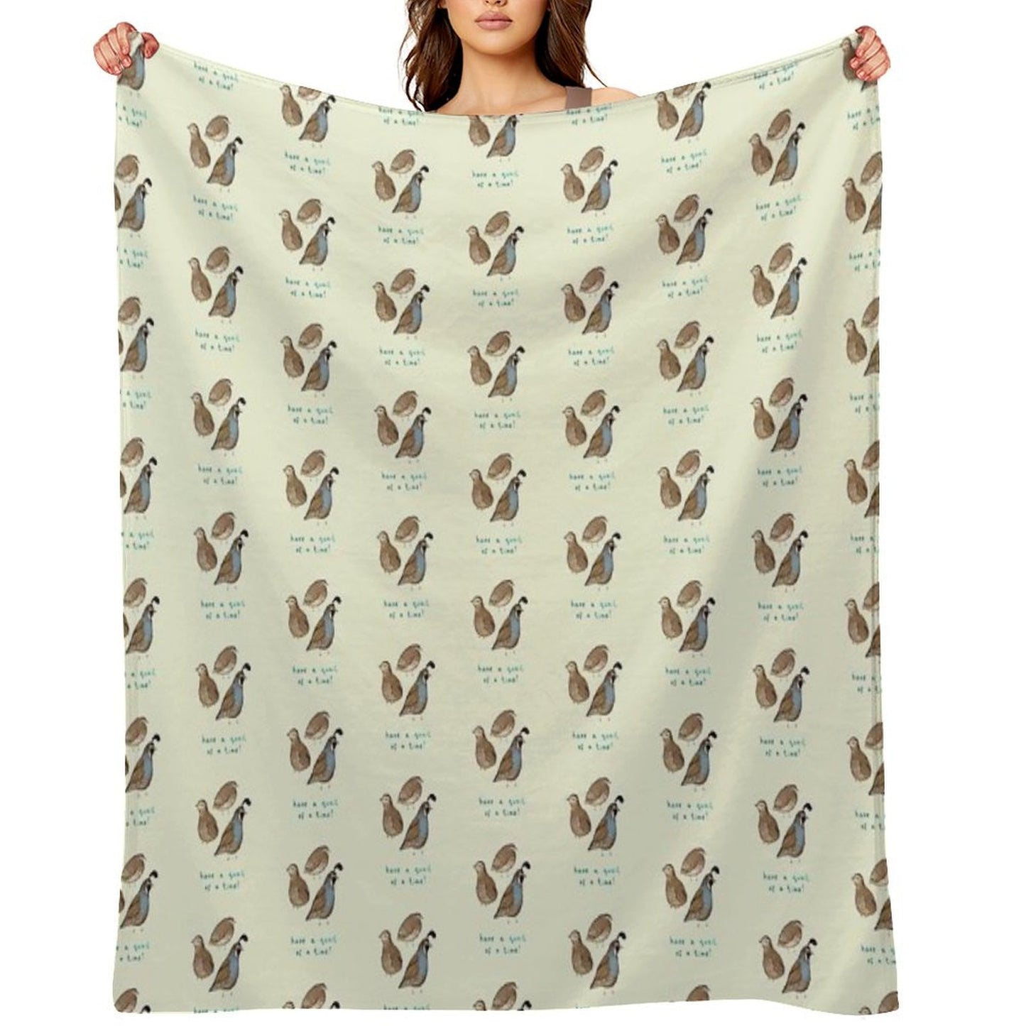Quial of A Time Throw Blanket