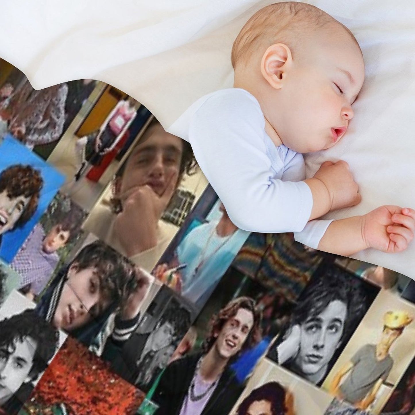 Another Timmy Collage Throw Blanket