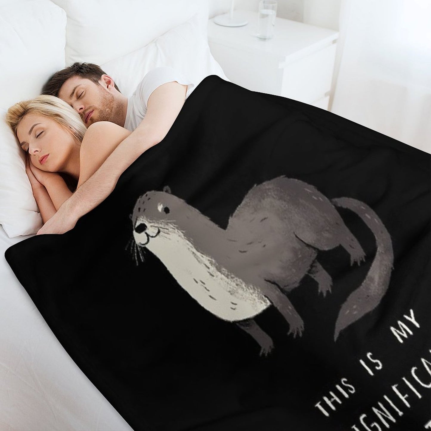 Significant Otter Throw Blanket