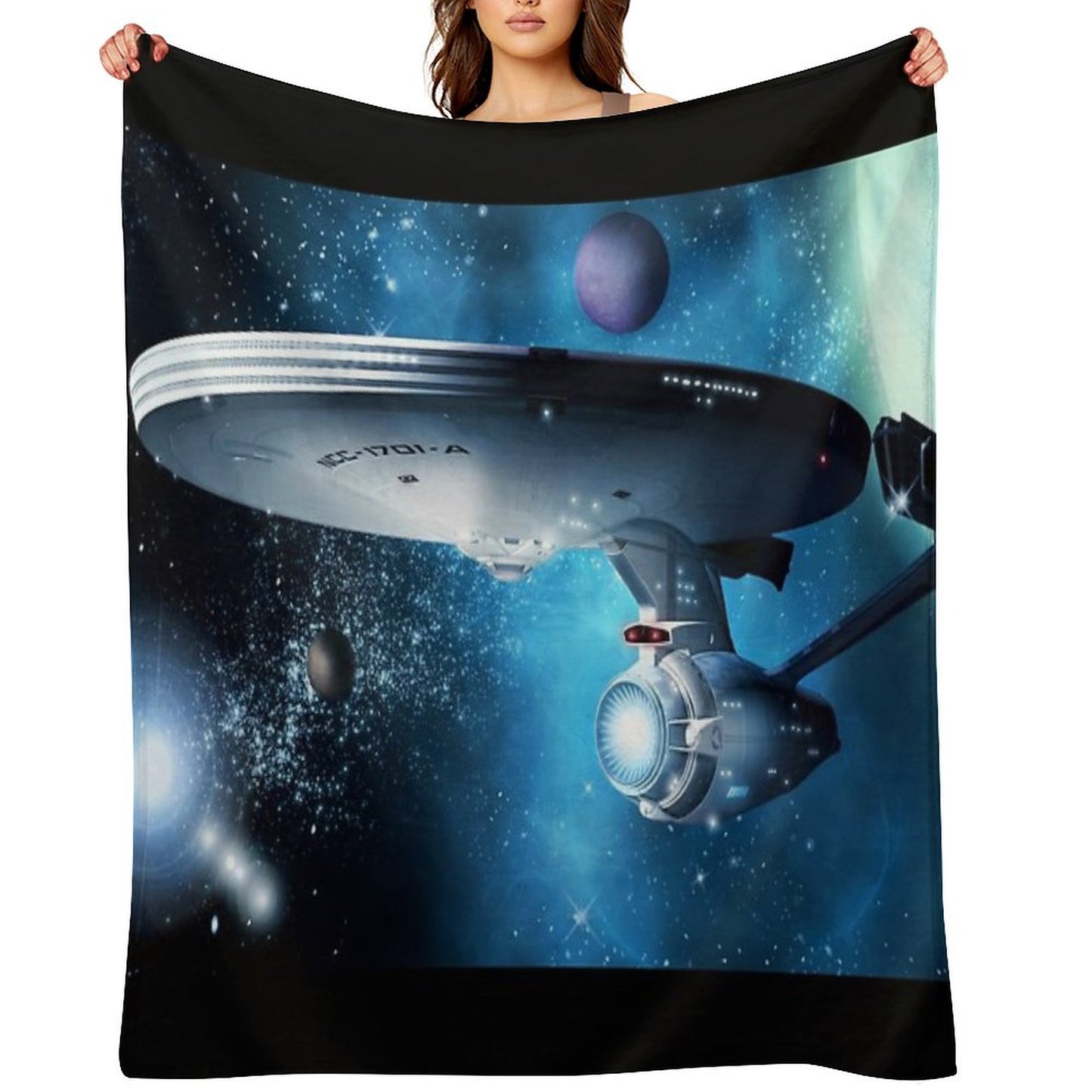 Enterprise A - Where Silence Has Lease Throw Blanket