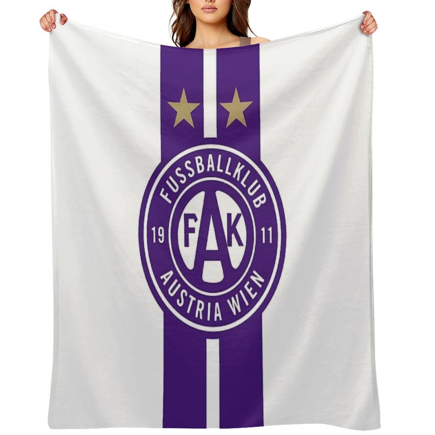 Austria Footbal Fans Ultras Hooligans Vienna Wien Throw Blanket