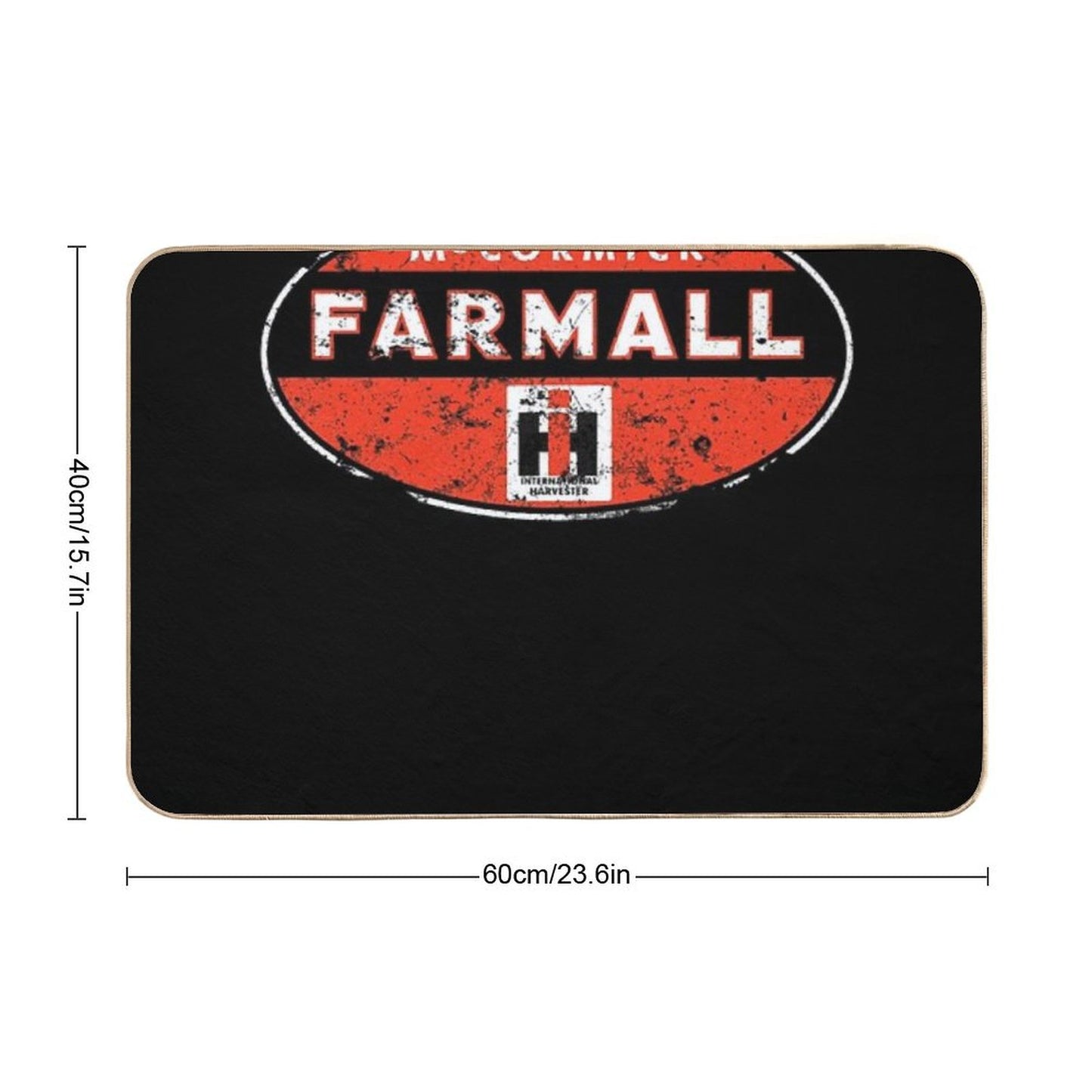 Farmall Tractor Mc Cormick Bath Mat