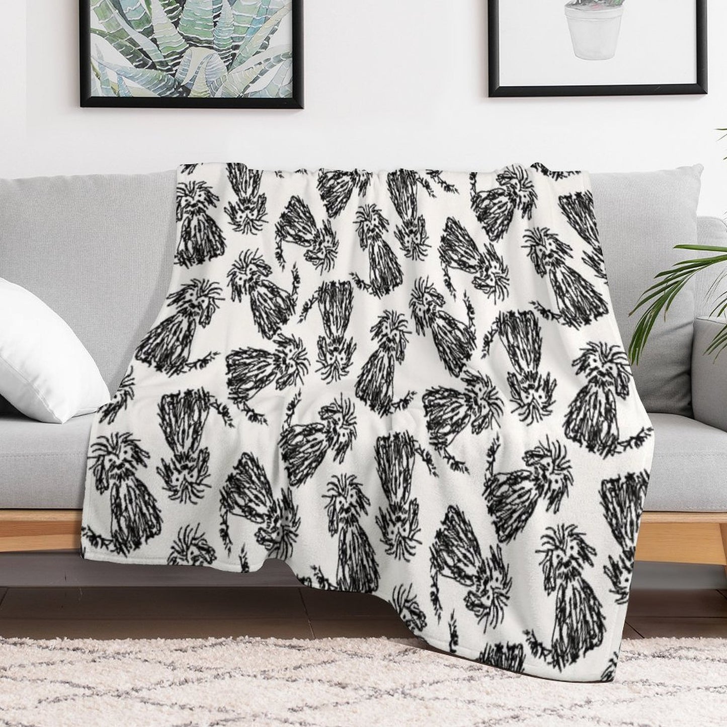 Dog Days Throw Blanket