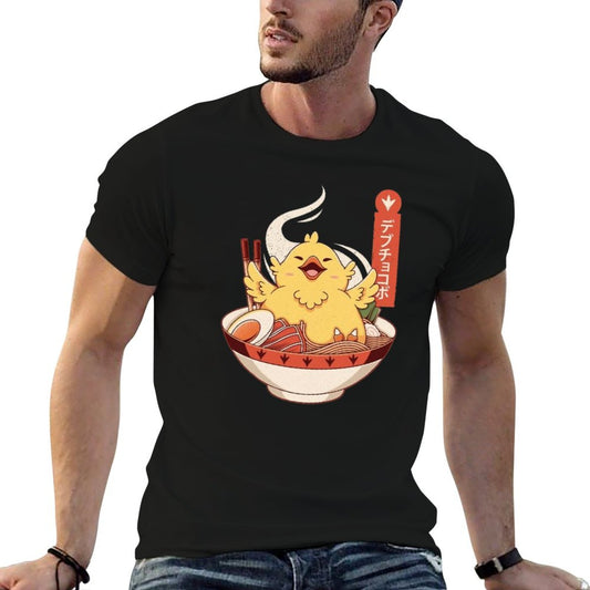 Fat Chocobo Ramen Polyester Blend T-Shirt