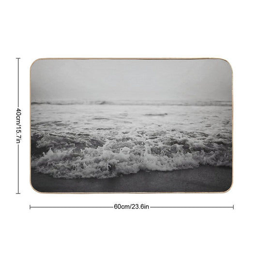 Ocean Crash Easy To Clean Bath Mat