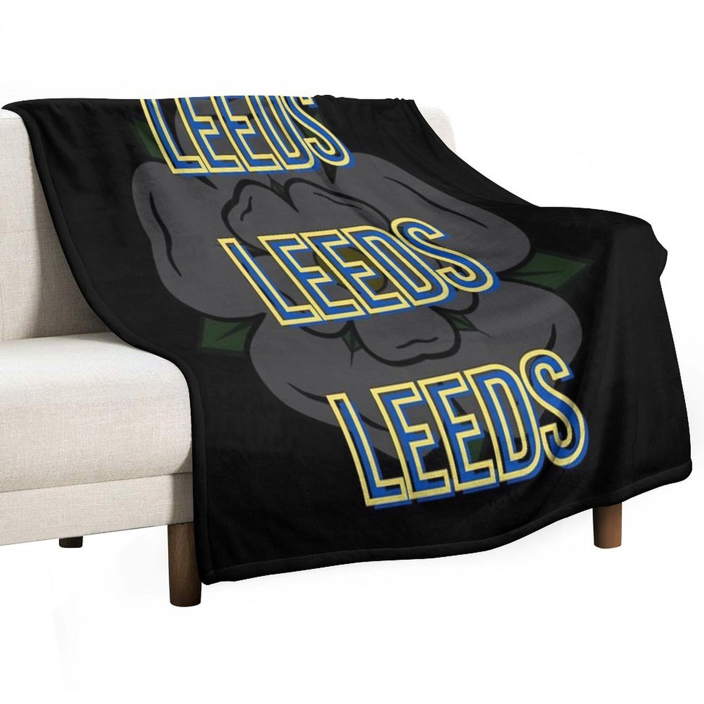 Leeds Leeds Leeds Throw Blanket