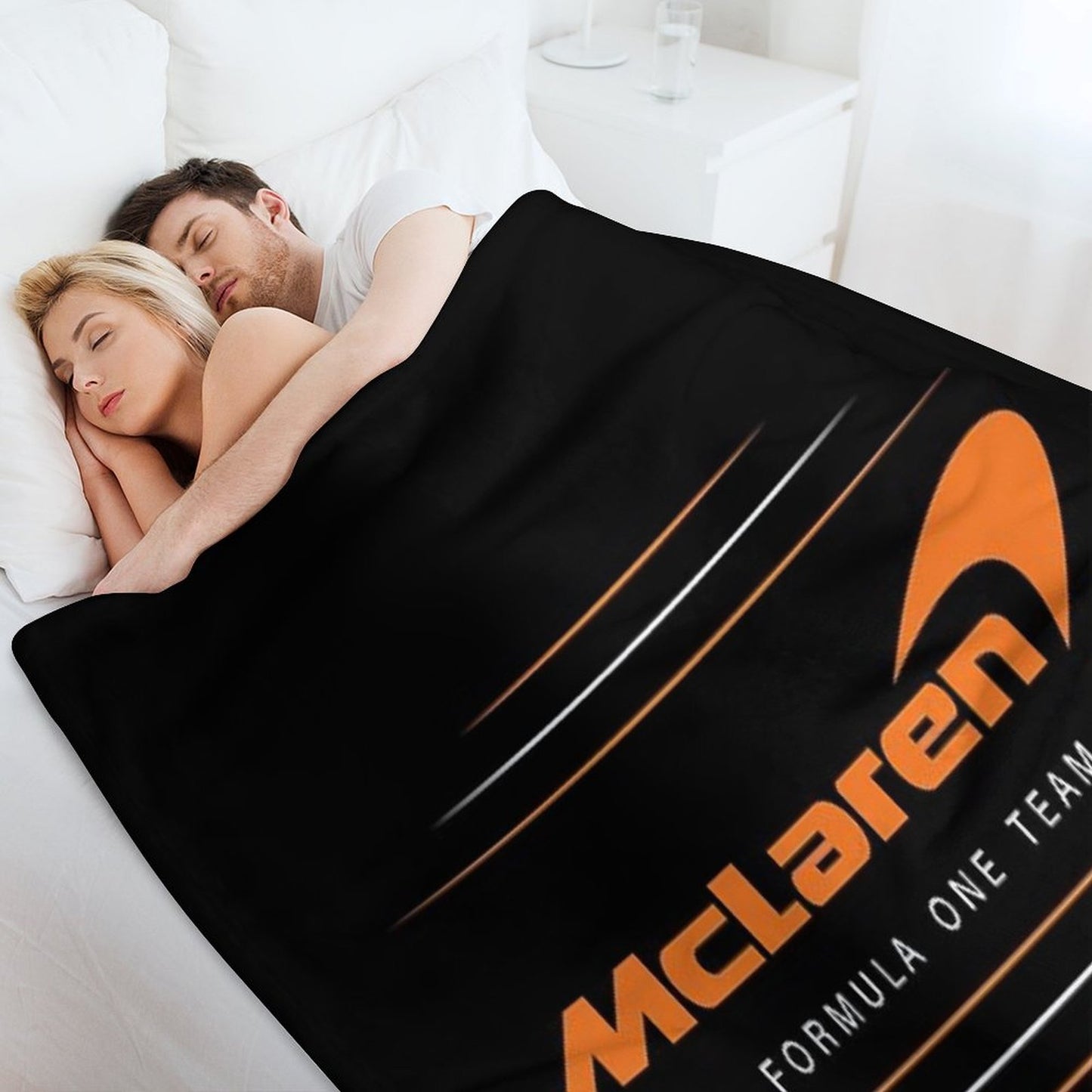 British Motor Racing Team Throw Blanket