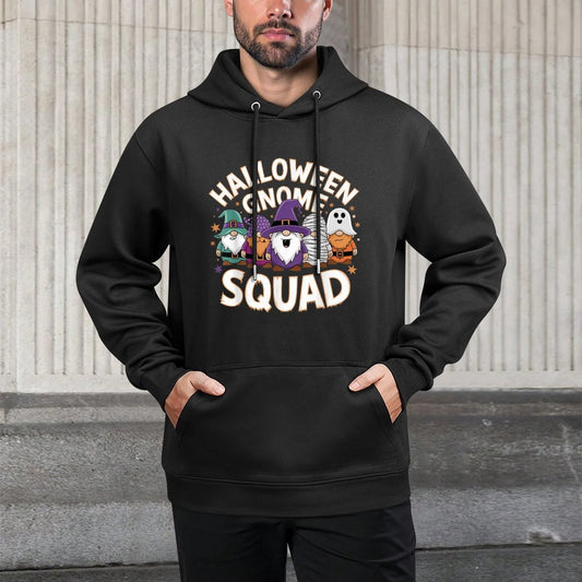 Halloween Gnome Squad Cute Group Family Costume Kangaroo Pocket Hoodie